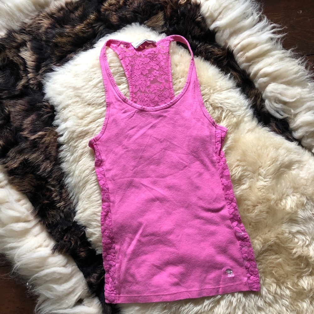 Vintage Abercrombie & Fitch lace tank top
